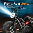 URLIFE T16 Electric Bicycle For Adults 250W Motor 48V 13AH Battery E-bike 16" Tire All-Terrain E-Mountain bike image 6