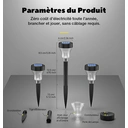Lumières décoratives solaires étanches pour pelouse et allée de jardin extérieur VIVREAL Lot de 6 TYD-003 Cadeau idéal image 7