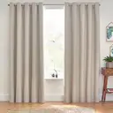 Furn Eyelet Curtains Dawn Blackout Linen W:229xL:229cm image 0