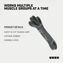 Medium Power Band 2.1cm wide  circumference208cm  Resistance Bands， Pull Up Bands， Pull Up Assist Band Exercise Bands for Men & Women Working Out， Body Stretching， Physical Therapy， Muscle Training image 6