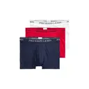 Ralph Lauren Stretch Cotton Trunk 3-Pack - Red/White/Cruise Navy image 0