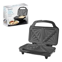 Quest Two Slice Stainless Steel Deep Fill Sandwich Toaster with MV Indicator Lights, Silver image 0