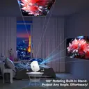 XBJ 360° Portable Projector & Smart Projector, Full HD 1080P, 360 ...