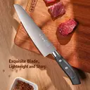 Set de Couteaux et Épluche-Melon Polyvalent SHIBAZIZUO (Couteau Polyvalent + Épluche-Melon + Étui de Couteau) – Ensemble d’Outils de Cuisine pour Couper et Éplucher les Légumes image 1