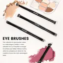 MAANGE Ensemble de 10 pinceaux de maquillage multifonctions à double embout - Noir image 7