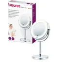 Beurer BS55 Illuminated Makeup Mirror, Bright LED Light (18 LEDs), Dual-Sided 7x Magnification image 0