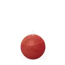 Spaas Ball Candle Rustic Unscented Red D:8xH:8cm image 1