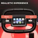 HOMCOM Kids Bumper Car 360° Rotation Spin Waltzer Car 6V Electric Ride On Car with 2 Speeds, Music, Lights for 18-48 Months P image 5