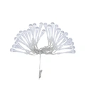 Aigostar Lichterkette Regentropfenform Warmweiß 2,5m 25LED 3AA Batterie Regentropfenform 8 Lichtmodi + Timer + Speicherfunktion image 1