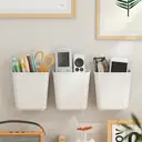 JORDAN&JUDY 4-Piece Wall-Mounted Storage Box Set, for Remotes & Small Items image 3