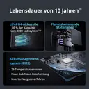 DJI Power 2000 tragbare powerstation, 2048 Wh, 3000 W solargenerator, LiFePO4-batterie, kompaktgröße, in 45 minuten von 0 % auf 80 % aufgeladen, notstromaggregat für zuhause, camping/wohnmobil/notstromversorgung image 5