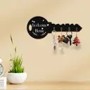 Alphynix Crochet mural en forme de clé « Welcome Home » avec 4 crochets en métal image 3