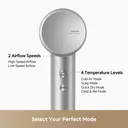 MOVA Shine 10 Hair Dryer with Moisturising Care, 110,000RPM, Quiet Motor, Plasma Ions, Compact, Silver image 8