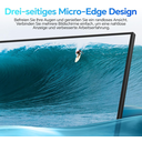 KOORUI MB24V29FS4 24 Zoll FHD IPS Monitor, 120 Hz, 5 ms Reaktionszeit, 99 % sRGB, HDMI & VGA, 100×100 mm VESA-Halterung, Neigbar, Flicker-Free Low Blue Light Eye-Care, Schwarz image 3