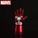 1pc Marvel Iron Man Infinity Gauntlet Piggy Bank Officially Licensed Coin Bank Figurine Money Box Savings Jar Cute Cartoon 3D PVC Stereo Collectible Desktop Organizer Home Decor Waterproof Shatterproof Decorative Gift image 4