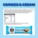YuBi Bar Protein Nutrition Bar Protein Bars Cookies & Cream Flavour - 12 x 35g image 1