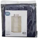 Essentials by Premier 3 Sections Blue Hanging Garment Organiser image 4