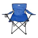 Milestone Camping Chair Folding with Cup Holder Blue image 0