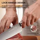 Set de Couteaux et Épluche-Melon Polyvalent SHIBAZIZUO (Couteau Polyvalent + Épluche-Melon + Étui de Couteau) – Ensemble d’Outils de Cuisine pour Couper et Éplucher les Légumes image 9