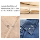 100pcs  Metal Prong Ring Snap Fasteners  silver Press Studs Stainless Steel Plier DIY Clothes Tools，Free button storage box image 1