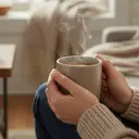 Maison by Premier Luxe Glazed Finish Grey Mug With 372ml Capacity,Pastel Grey & White Ceramic Coffee Mug,Smooth Stoneware Cup image 1