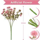 4Pcs 13.77in/35cm
Artificial Billy Ball Flower Man Fake Plants Living Room Decoration Ornaments Desktop Fake Flowers(pink) image 5