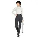Willit Women's Riding Pants Full Seat Silicone Breeches Equestrian Horseback Riding Tights with Zipped Pocket Gray S image 5