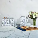 VQ Laura Ashley Retro Jug Kettle, 1.7L, Rapid Boil, Hand-Applied China Rose Print, Vintage, Stainless Steel, Blue Floral - VQSBPKK278LACR image 7