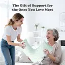 Welskin V-Shaped Maternity Pillow, Soft Air-Layer Fabric, High-Resilience PP Cotton Filling, 19.7×19.7×5.9 in – Model XT-01 image 7