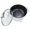 Plodon Electric Hot Pot 2.0L Portable Multifunctional Non-stick Cooking Pot, 1000W Rapid Noodles Electric Pot Wok Slow Cooker for Steak, Egg, Ramen, Oatmeal Soup with Dual Power Control image 9