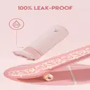 POWCAN by Meoky 18oz Single Spout Straw Sports Bottle - Pink image 3