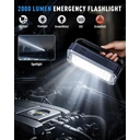 UTRAI JS-30 7000A Starthilfe Powerbank, 12V Autostarthilfe mit Luftpumpe Kompressor, OBD2 Fehlerauslesegerät, 160W DC Ausgang, LED Campinglicht & 18W Schnellladung – Für PKW, SUV, 14L Diesel & Hybrid image 3