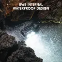 WUBEN E7 1800 Lumen Torch Light with Magnet - Super Bright 6 Modes EDC Flashlight， Typ-C Rechargeable LED Flash Light; IP68 Pocket Flashlight for Headlamp Use， Rescue， Camping Black, New Year Sale , Top gift picks image 4