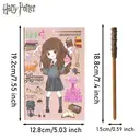 Lot de 2 Carnets Harry Potter Hermione Granger Chibi & Stylo Baguette Officiel Licence Wizarding World - Collection Thématique Exclusive Cadeau image 1