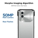 DOOGEE Blade 10 Power Rugged Smartphone (2025), 24GB+256GB/2TB, 10300mAh, Android, 50MP, 6.6" HD+, 3 Card Slots, 4G Dual SIM Unlocked, Fingerprint/Face ID/NFC/GPS image 4