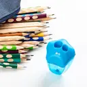 M&G Pencil Sharpeners, 3 Pack Manual Dual Hole Pencil Sharpeners with Lid, Compact Portable Sharpeners for Colored Pencils, School and Office Supplies image 5
