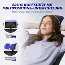 Fauteuil de Bureau Ergonomique avec Accoudoirs Réglables, Soutien Lombaire Confort en Éponge Naturelle et Appui-Tête, Chaise de Direction Pivotante avec Fonction Bascule, Charge Maximale 150 kg image 4