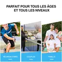 NIUPIPO MX-23 Lot de 4 raquettes de pickleball, 2 adultes et 2 enfants, 4 balles et un sac de transport  image 6