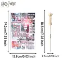Lot de 2 Carnets Thème Journal des Forces du Mal Harry Potter & Stylo Baguette de Lord Voldemort – Collection Officielle Wizarding World Papeterie Exclusive Cadeau image 1