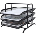 Senhoglb 3 Tier A4 Mesh in Tray，Black, New Year Sale , Top gift picks image 1