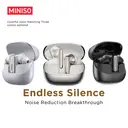 MINISO MS106 kabellose Bluetooth 6.0-Ohrhörer mit hochwertigem klang, IPX5 wassergeschützt, KI-Sprachübersetzung und integriertem Mikrofon; TWS; geeignet für büro, sport, lernen und telefonate image 8