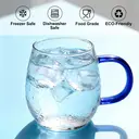 Ju7cer Tasse en verre 300 ml - Bleu image 3