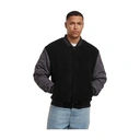 URBAN CLASSICS Veste Teddy College - Noir - M image 1