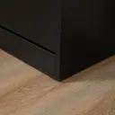 HOMCOM 2 Drawer Shoe Cabinet, Narrow Shoe Storage Cabinet with Flip Doors and Adjustable Shelves, Slim Shoe Cupboard for 12 Pairs of Shoes for Entryway, Hallway, Black image 8