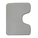 Maison by Premier Bath Mat & Pedestal Set Soak Microfibre Plush Grey 50x80cm image 2
