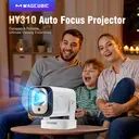 MAGCUBIC HY310 Auto Focus Android 11 Projector 4K Native 1080P 330ANSI Dual WiFi with Air Mouse Voice Assistant Built-in Speaker image 6
