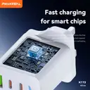 PAVAREAL K113CTC British standard A+C+C 40W charger set (dual flash charging) white image 3