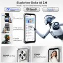 Blackview Fort 2 Android 15, 24GB (8+16) RAM + 128GB ROM (2TB TF card expansion) Outdoor 4G Smartphone, 16MP AI Camera, 6.56" HD+, 5000mAh, MediaTek G81, IP68 Waterproof Construction Site Phone, NFC, OTG, GPS, FM, 5G, WiFi image 6