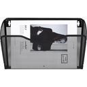 Senhoglb Porte-documents mural A4 en maille format paysage - Noir image 3