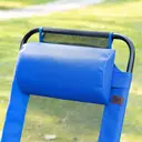 Outsunny Folding Garden Chairs Set of 2, 5-Position Recliner Camping Chair with High Back, All Weather Texteline Seat, Portable Outdoor Dining Chairs with Headrests for Patio, Picnic, Blue image 7